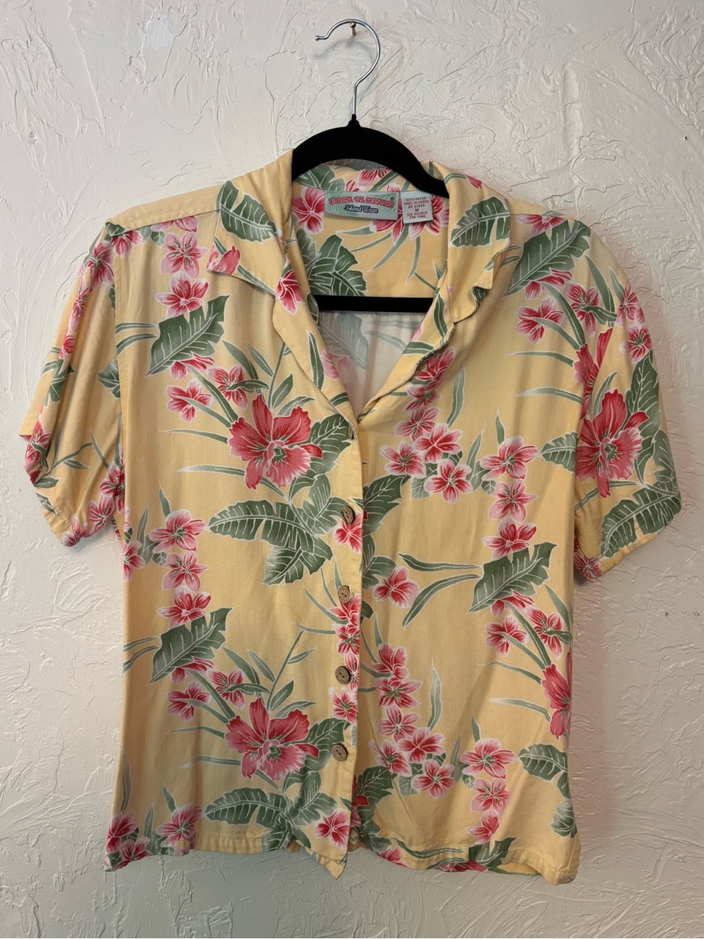 Vintage Hawaiian Button Down Short Sleeve Shirt